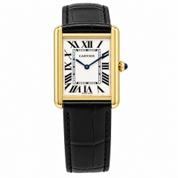 Cartier Tank Solo Large W1018855 18K Yellow Gold Watch